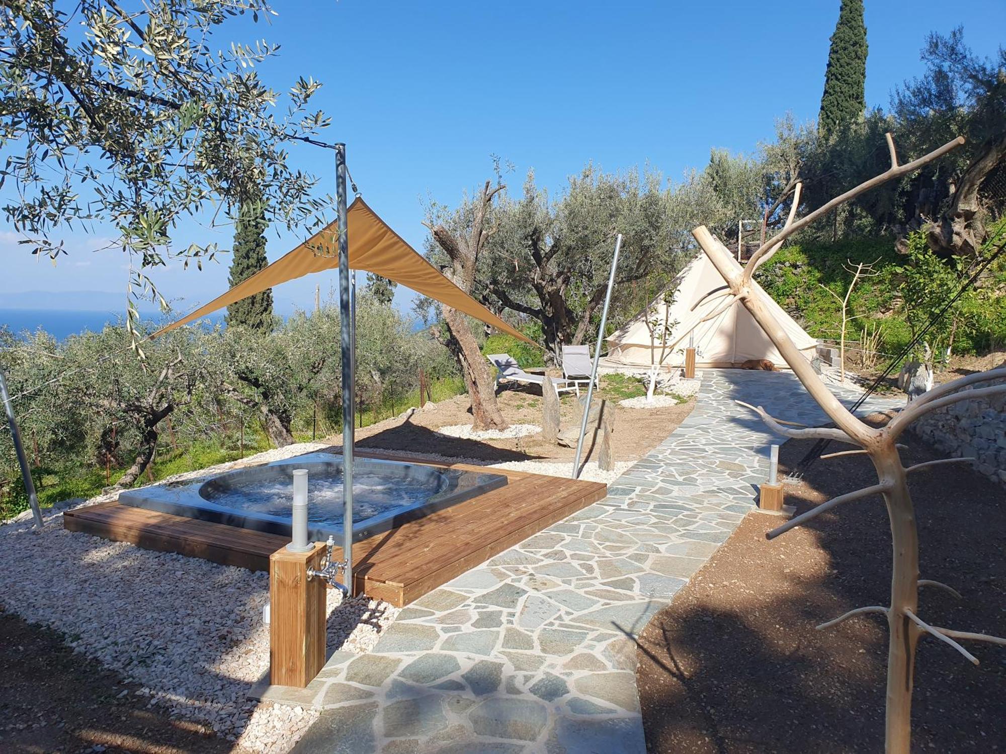 Studios Kyparissi & Spa Tirós Exteriér fotografie